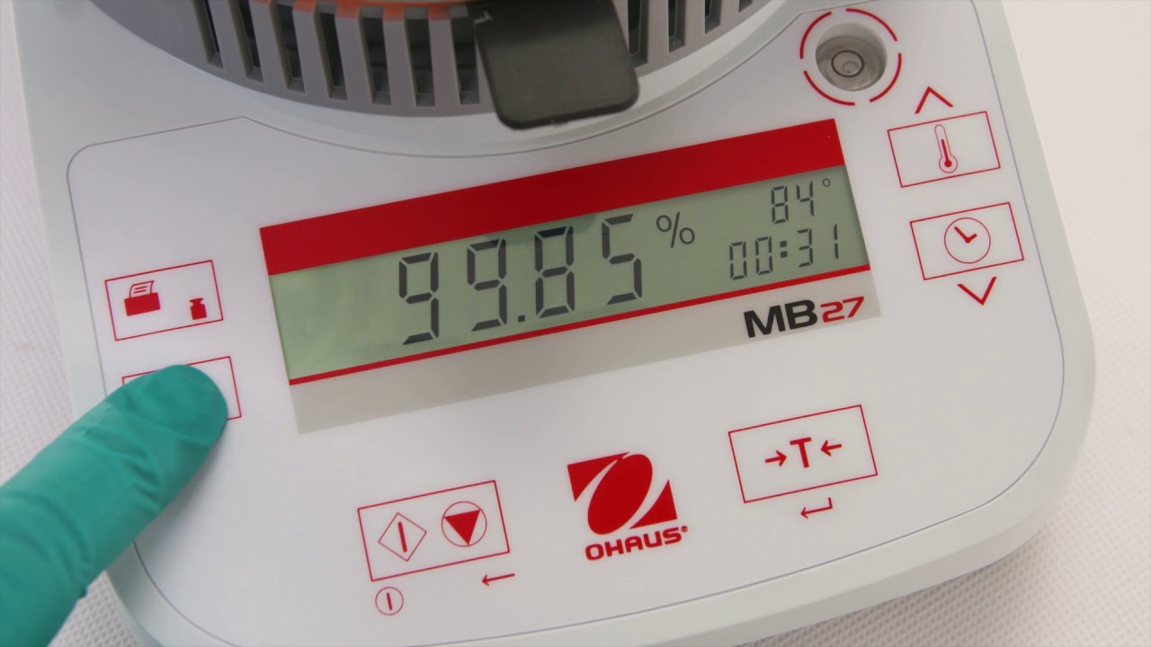 OHAUS Moisture Analyzers MB23 and MB27: Features (EN)