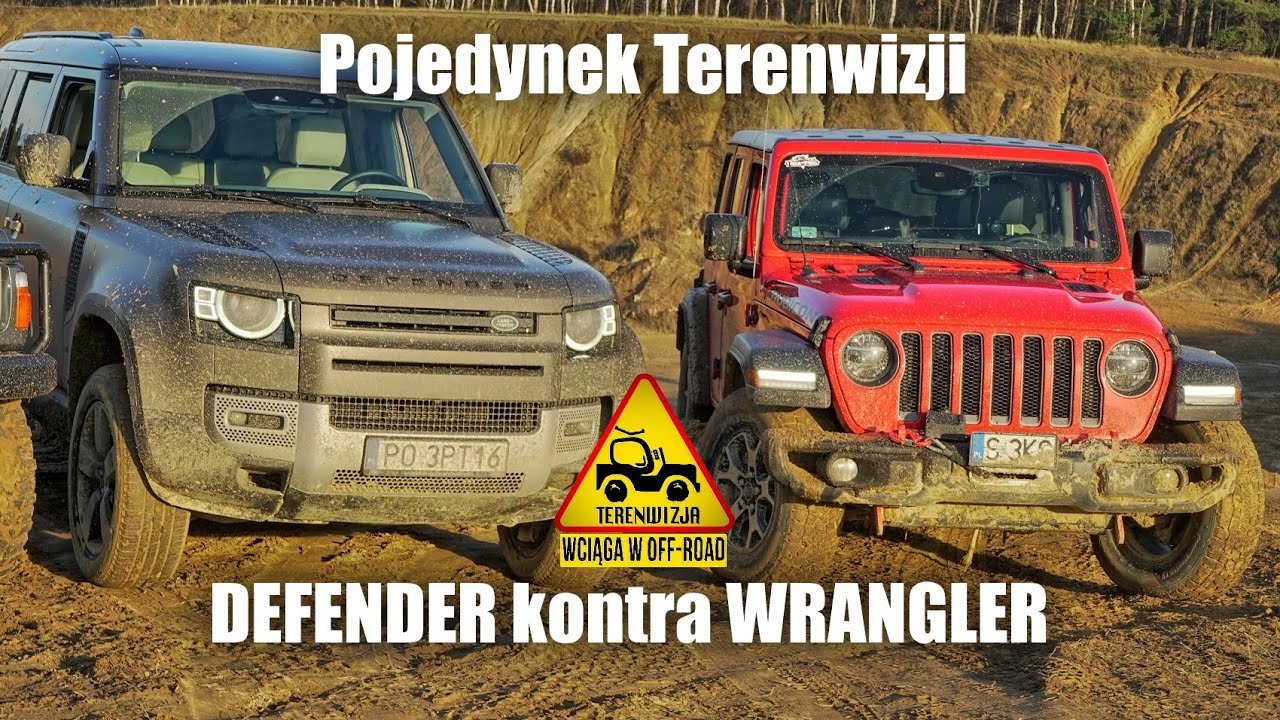 Land Rover DEFENDER kontra Jeep Wrangler. Porównanie Terenwizji
