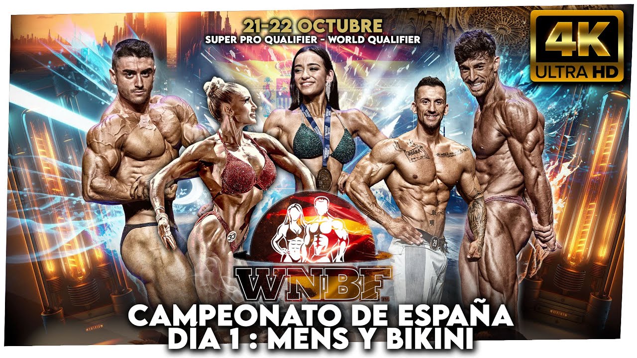CAMPEONATO DE ESPAÑA DE CULTURISMO NATURAL || WNBF SPAIN 2023 || DÍA-1  MENS y BIKINI ||