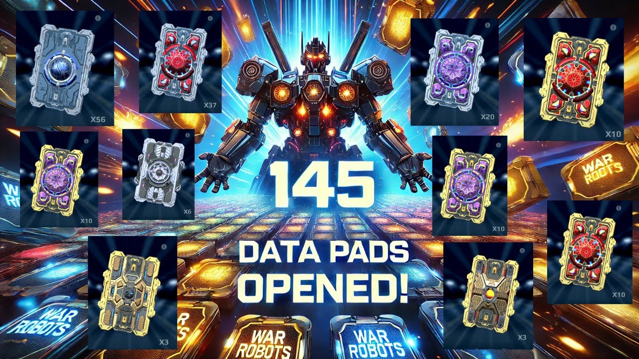 Unlock 145 Data Pads in War Robots! Easy Titan & Weapon Rewards! #warrobots @angrywr