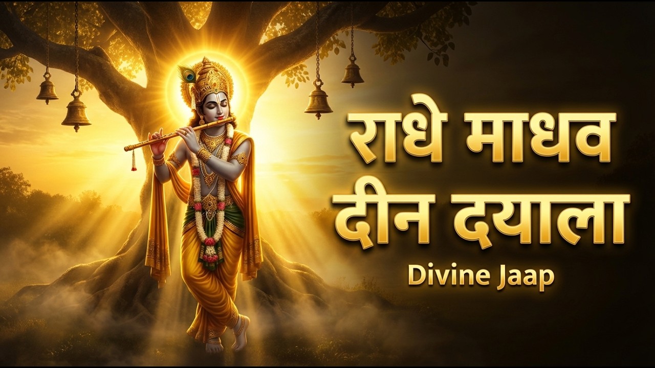 राधे माधव दीन दयाला  | 1 Hour Continuous Bhakti Jaap