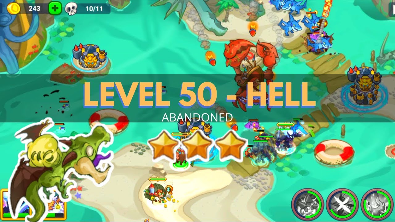King of Defense 2: Level 50 HELL / ABANDONED / GAMEPLAY GUIDE