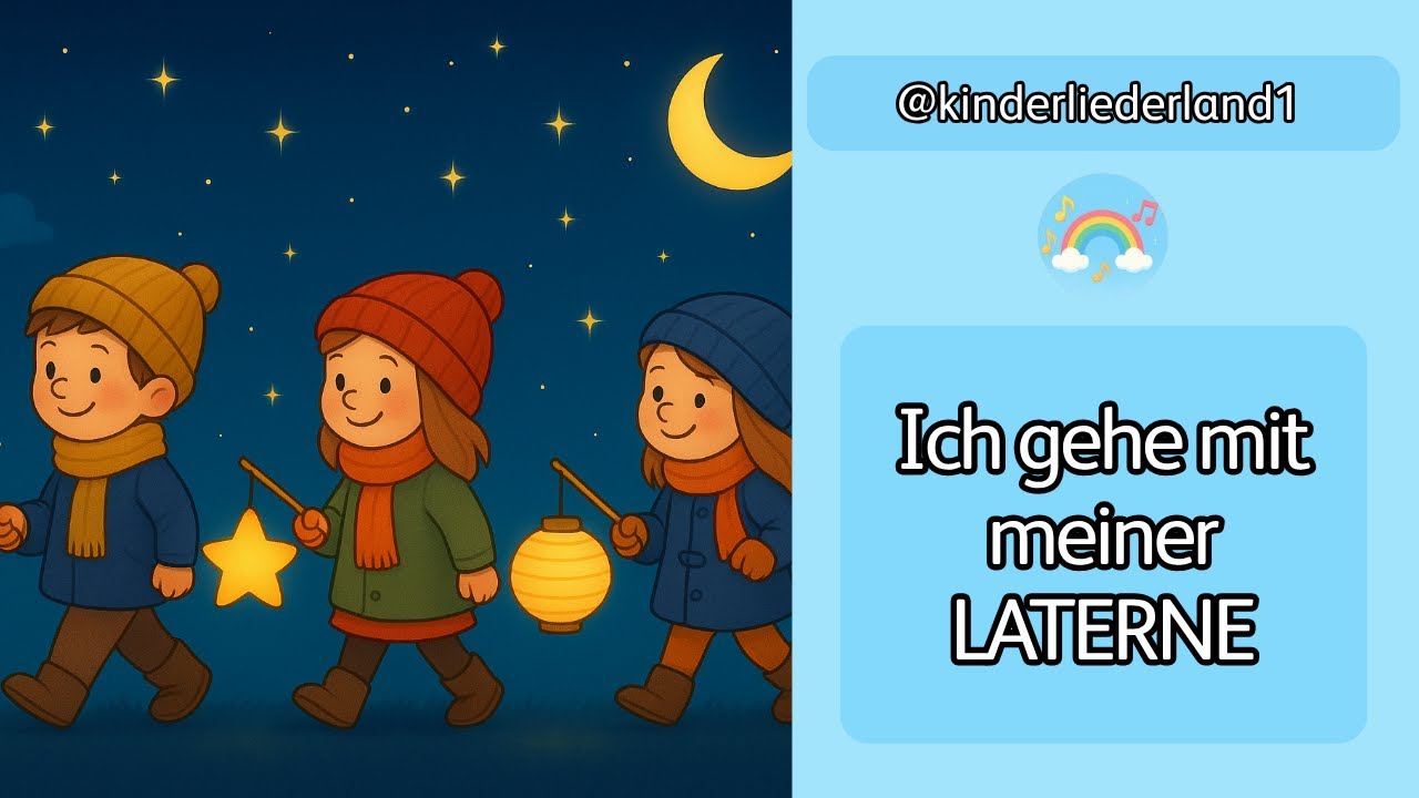 Ich gehe mit meiner Laterne - Kinderlieder zum Mitsingen #kinderliedersammlung #kinderlieder #kinder