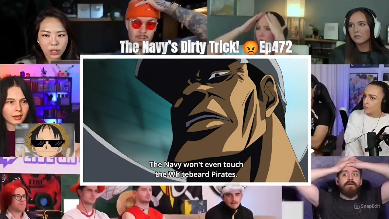 The Navy’s Dirty Trick! 😡 | One Piece EP 472 Reaction Mashup