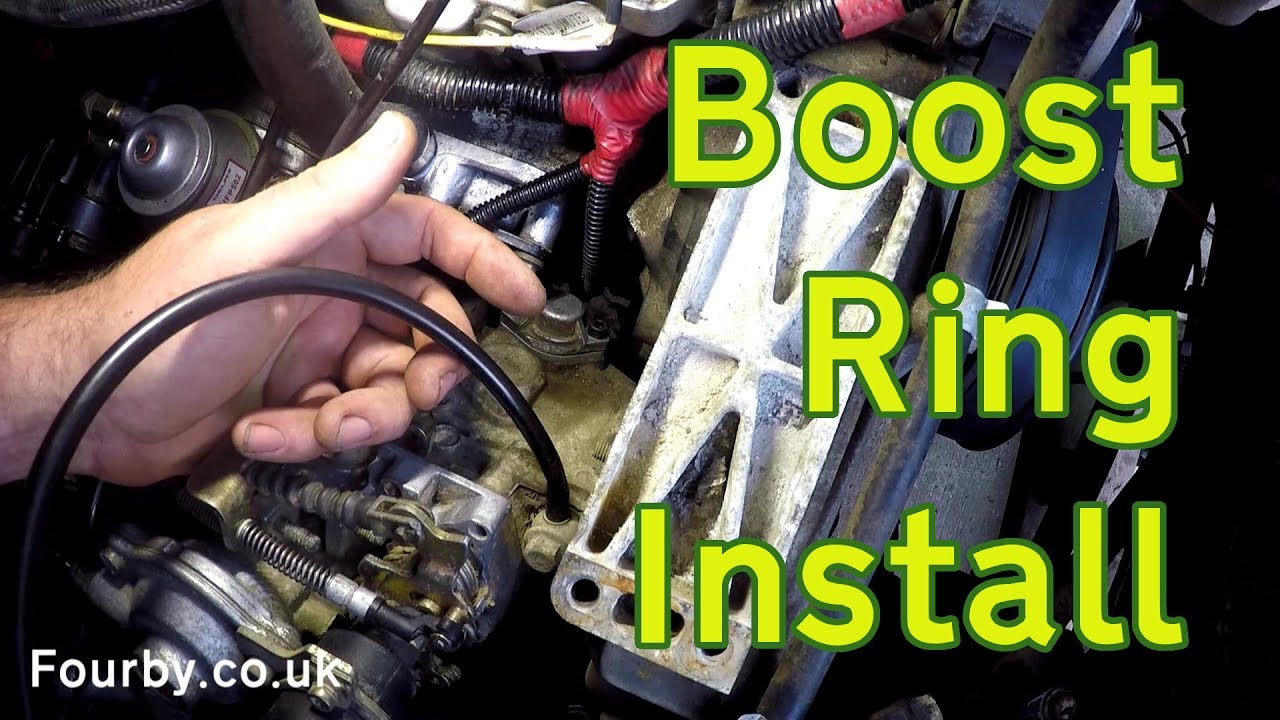Land Rover 200 or 300Tdi Boost Ring installation.