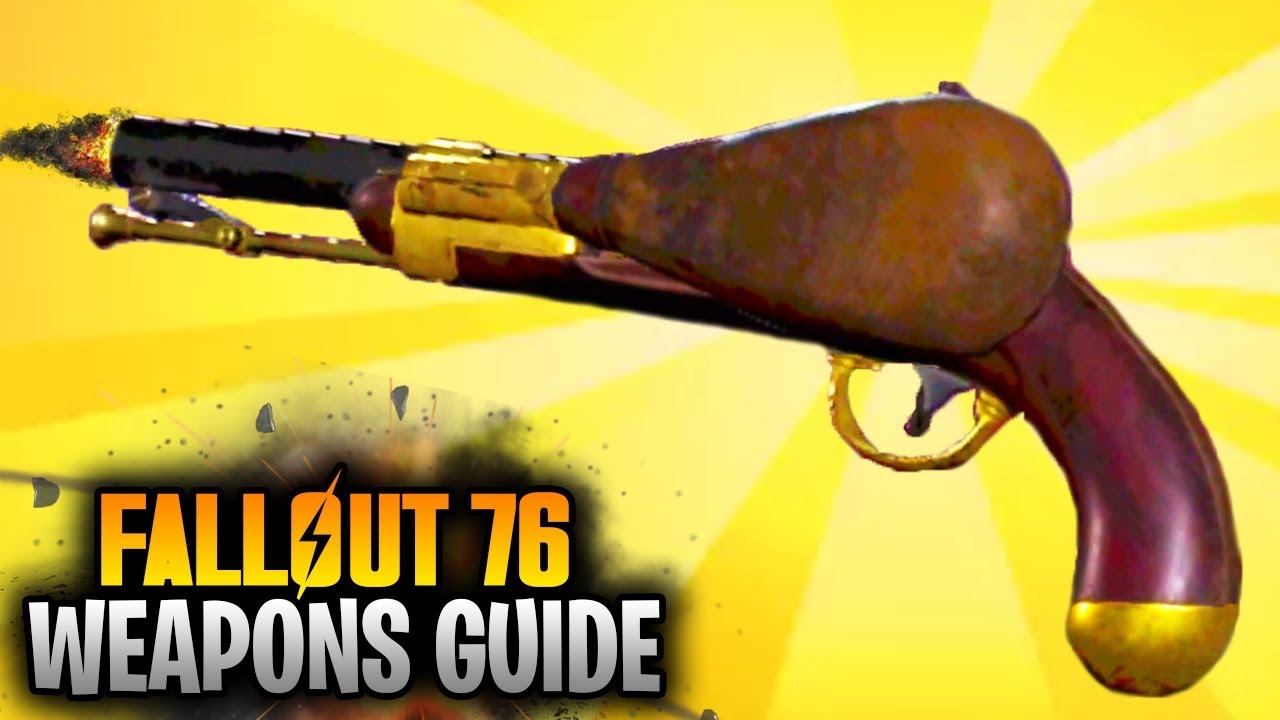 Fallout 76 Weapons Guide - BLACK POWDER PISTOL LOCATION! (Fallout 76 NEW WEAPONS)