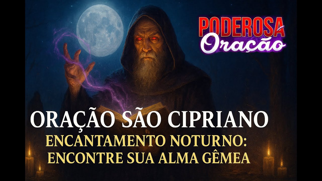 Oração São Cipriano. Encantamento Noturno Atraia a Declaração da Sua Alma Gêmea