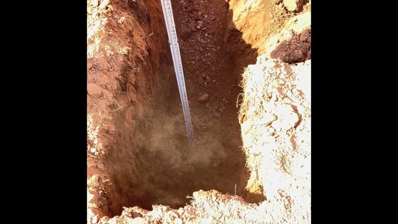 ￼￼Putting in a septic tank ￼#construction #constructionequipment 