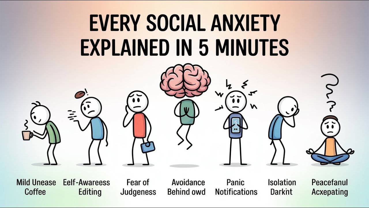 Every Level of Social Anxiety Explained in 5 Minutes