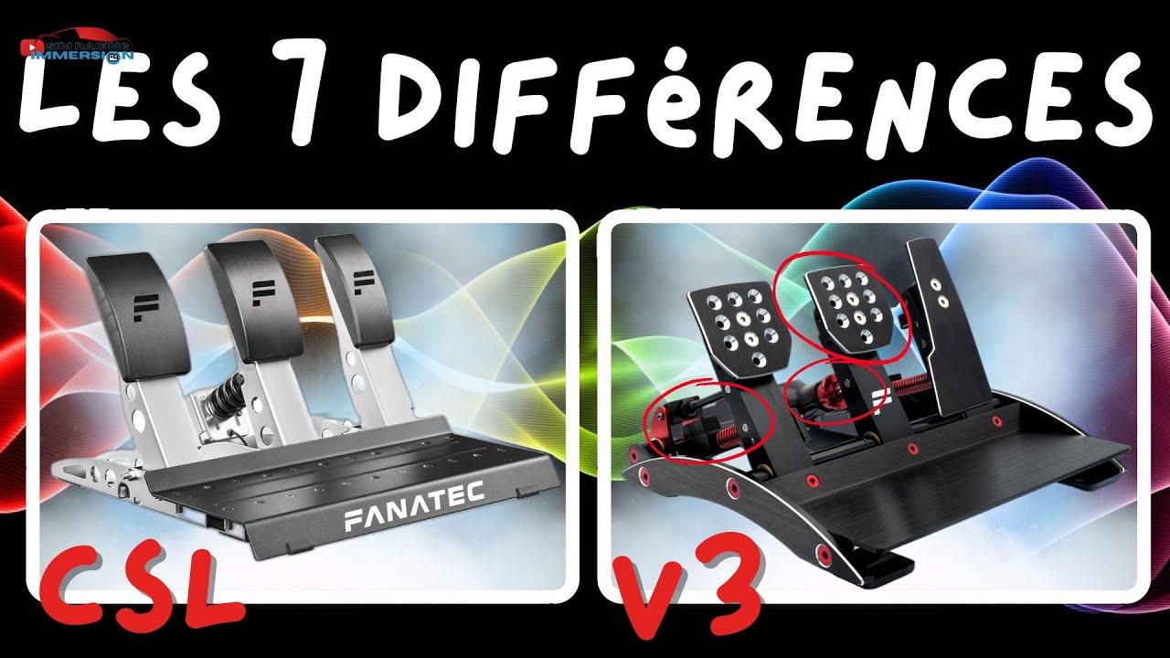 Fanatec ClubSport V3 et CSL LC, quelles différences ?