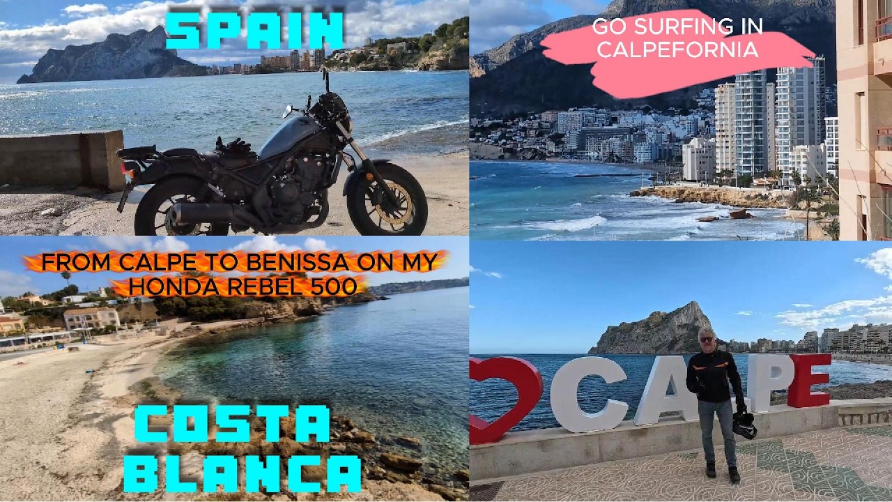 Motorbike Tour from Benissa to Calpe with my HONDA REBEL