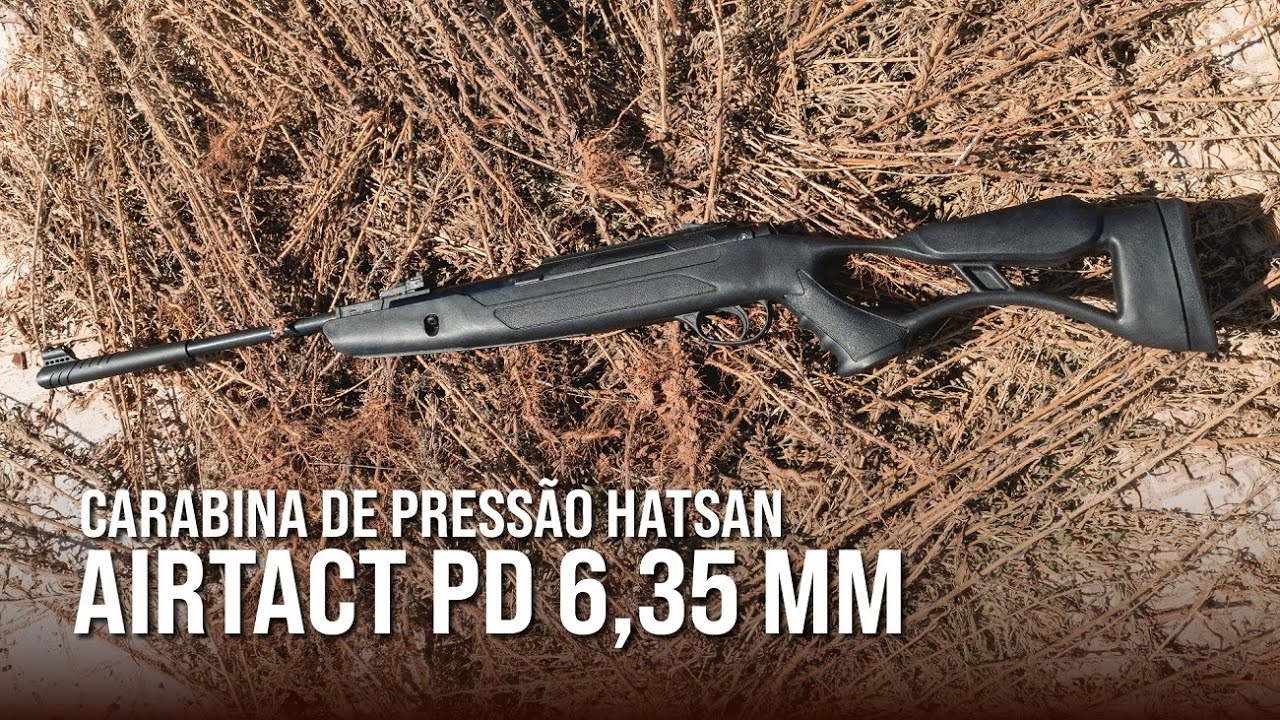 Review Completo: Carabina de pressão Hatsan Airtact PD cal. 6,35 mm