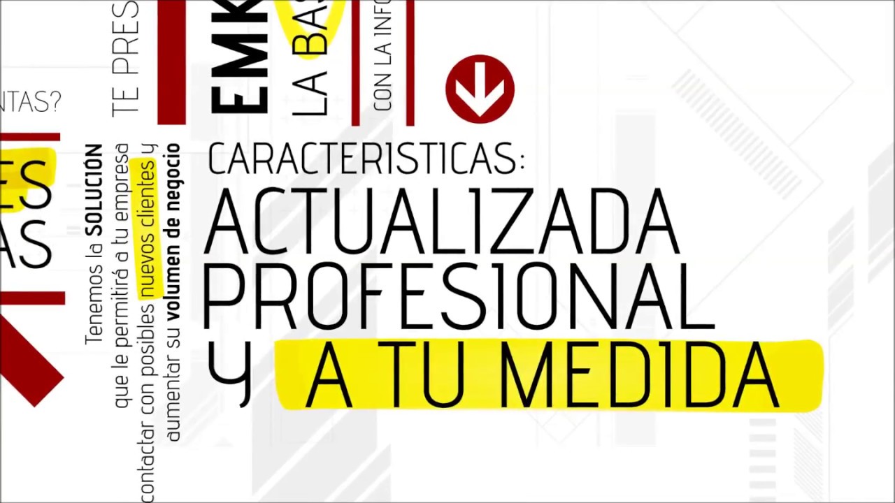 INTRO - BASES DE DATOS EFICACIA Y MARKETING