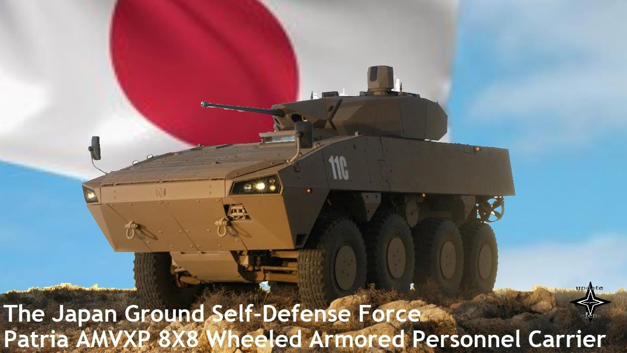The Japan Ground Self-Defense Force chose Patria AMVXP from Finland to replace the Type-96