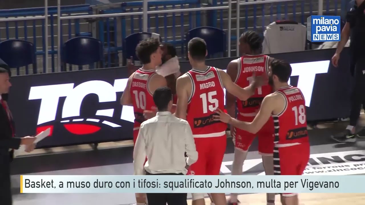 Basket, a muso duro con i tifosi: squalificato Johnson (Forlì), multa per Vigevano