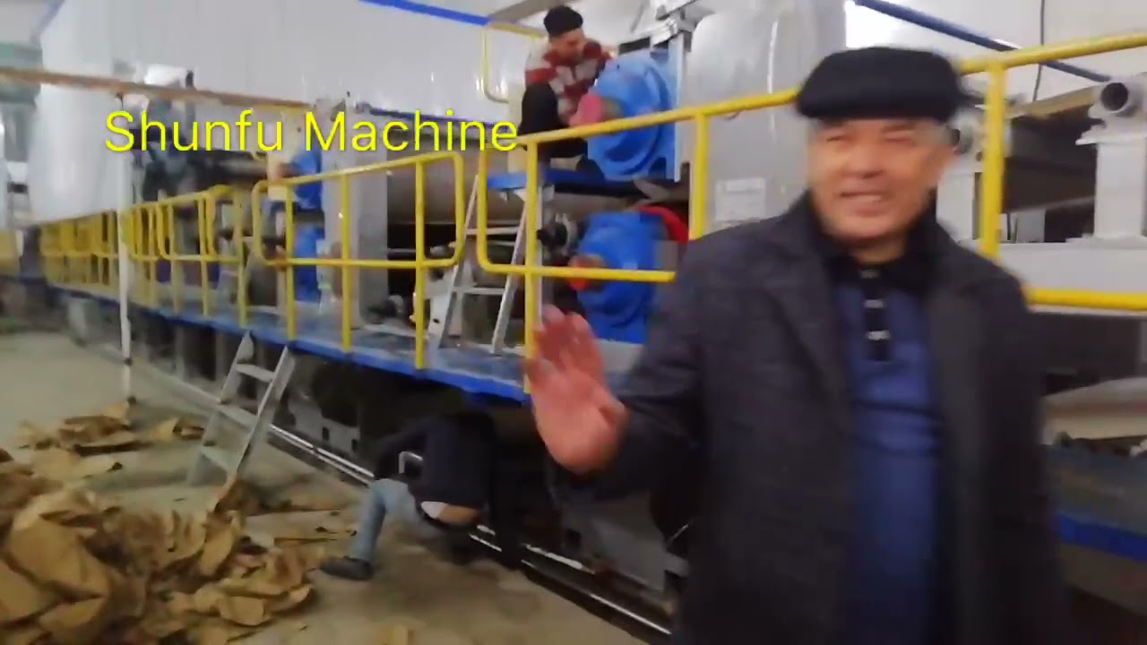 2500mm testliner paper fluting paper producing production line
