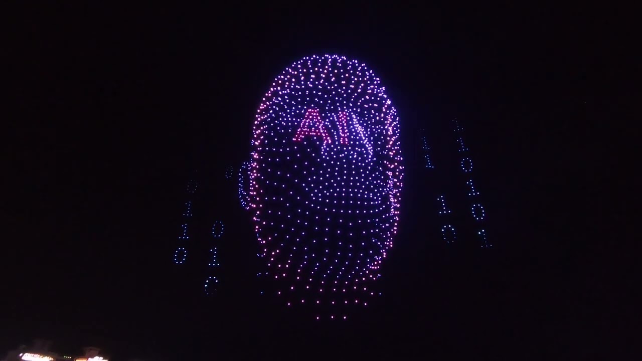 Busan 2022 New Year Drone Show Gwangalli