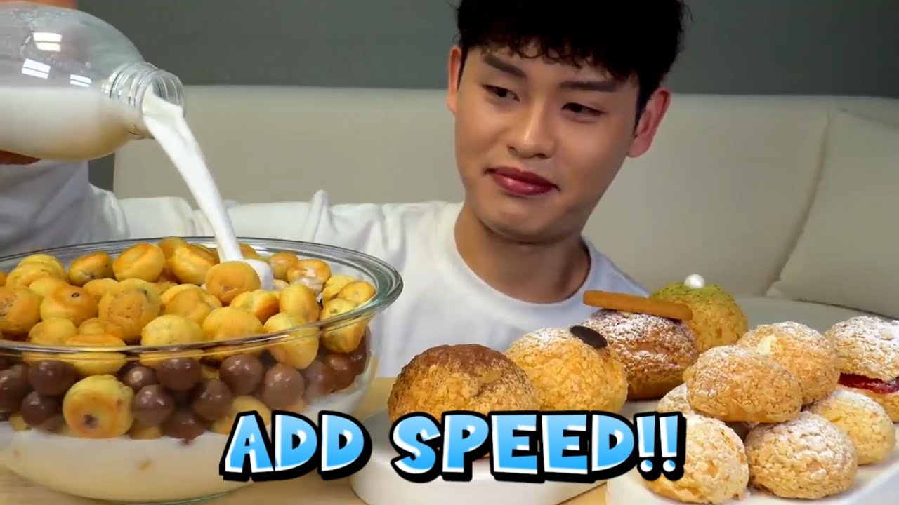 Bonggil Asmr🍪 Baked Home Run Ball | add speed.