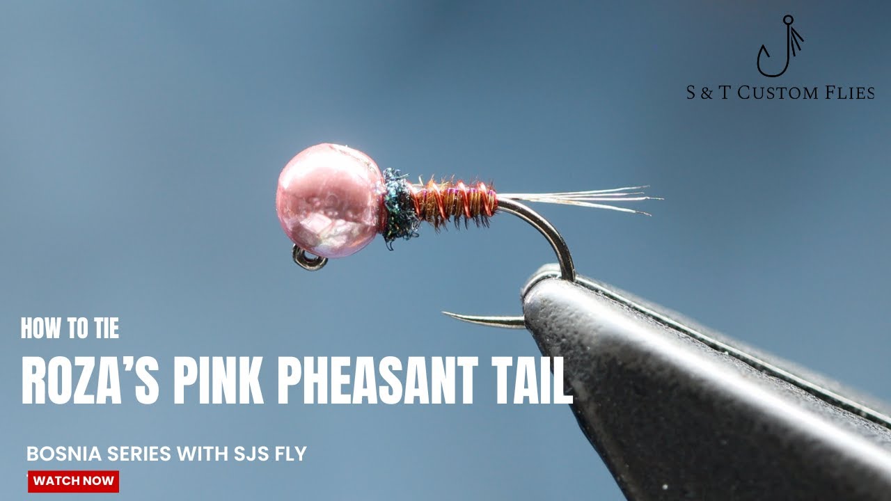 How To Tie Roza's Pink Pheasant Tail. A Must Have Euro Style Nymph For Grayling and Trout