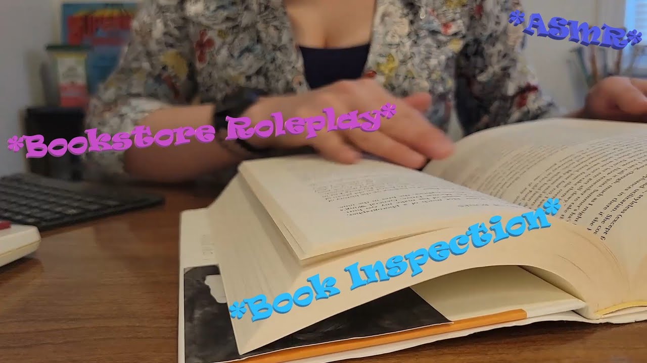 Used Bookstore Roleplay ASMR (Soft-Spoken) *Books, Page Turning, Book Inspecting, Writing*