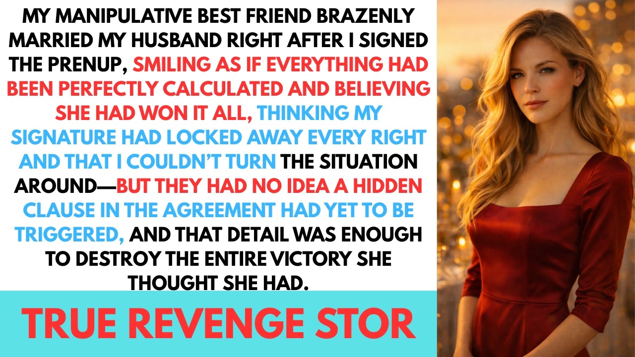 MANIPULATIVE BEST FRIEND Married My Husband After I Signed The Prenup She Thought She Won Everything