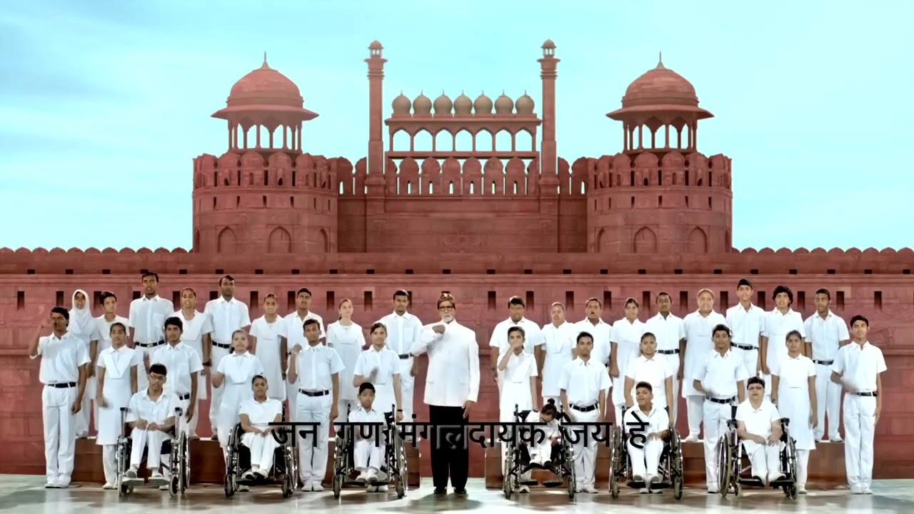 Amitabh Bachchan - Jana Gana Mana - Sign Language