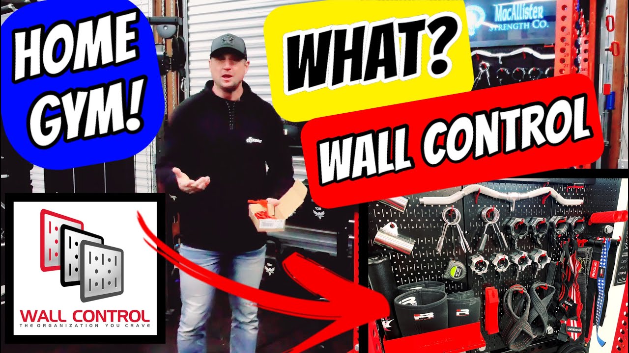 The Home Gym Wall Control Buyers Guide!  Perfect for your garage gym organization.