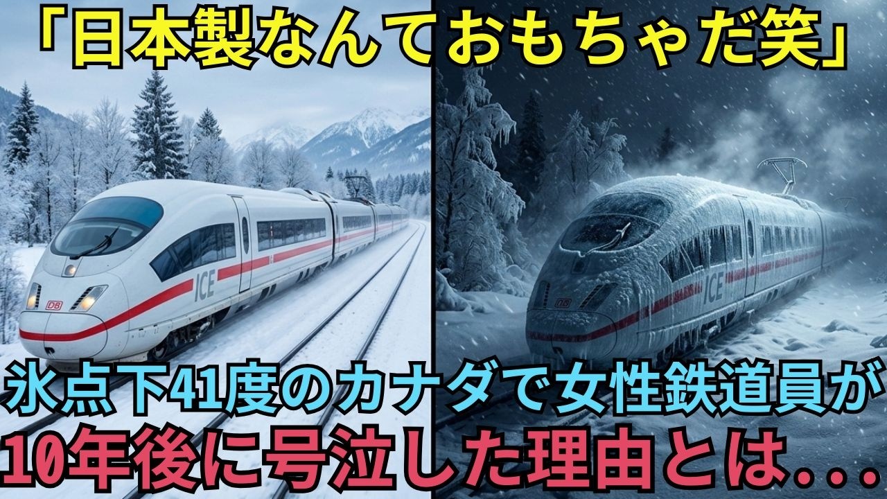【海外の反応】「日本の技術はアジアのものだ」氷点下41度の夜にドイツ製184編成が全滅…カナダ人女性が涙した理由