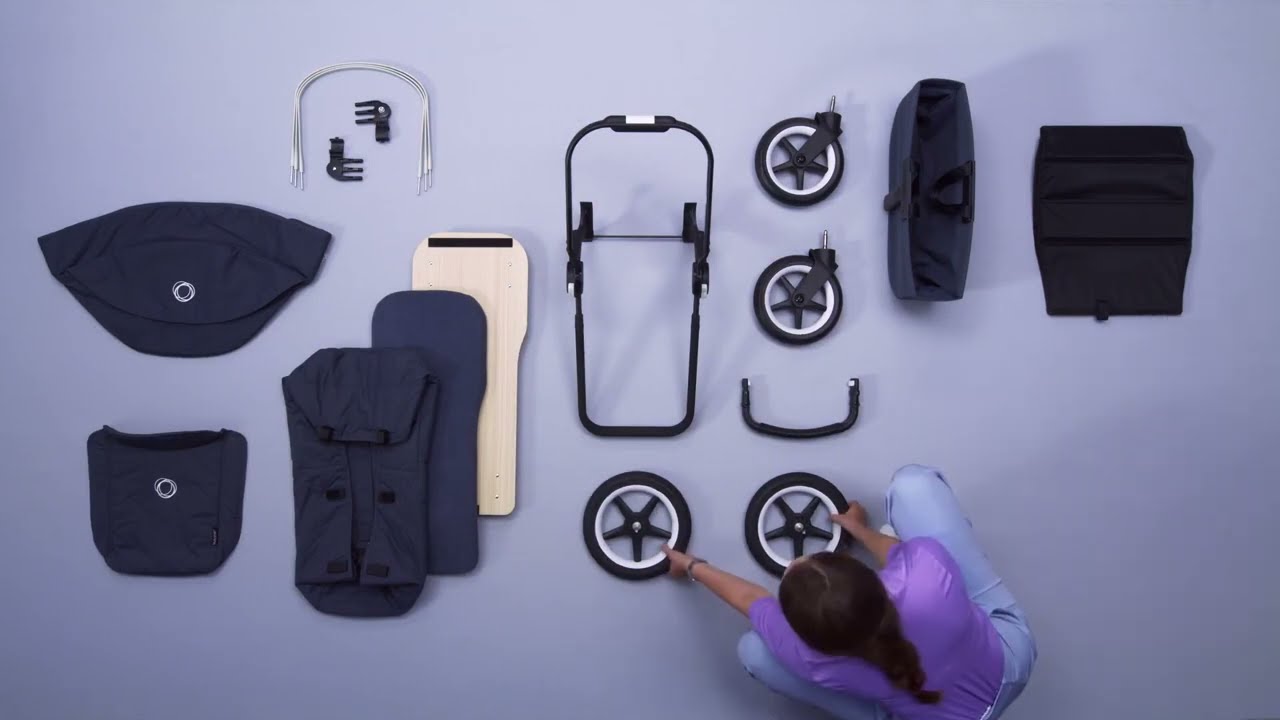 Bugaboo Donkey 5 - как собрать коляску