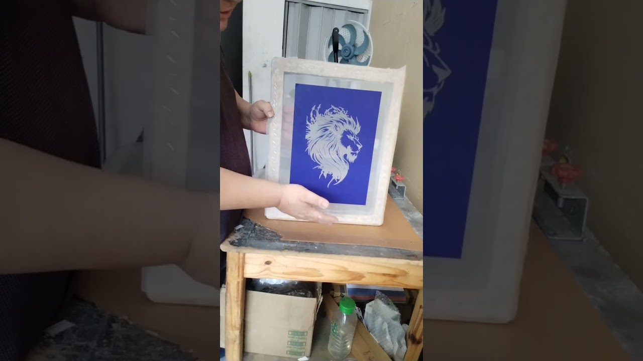 Nova maneira de gravar tela Silk screen passo a passo 