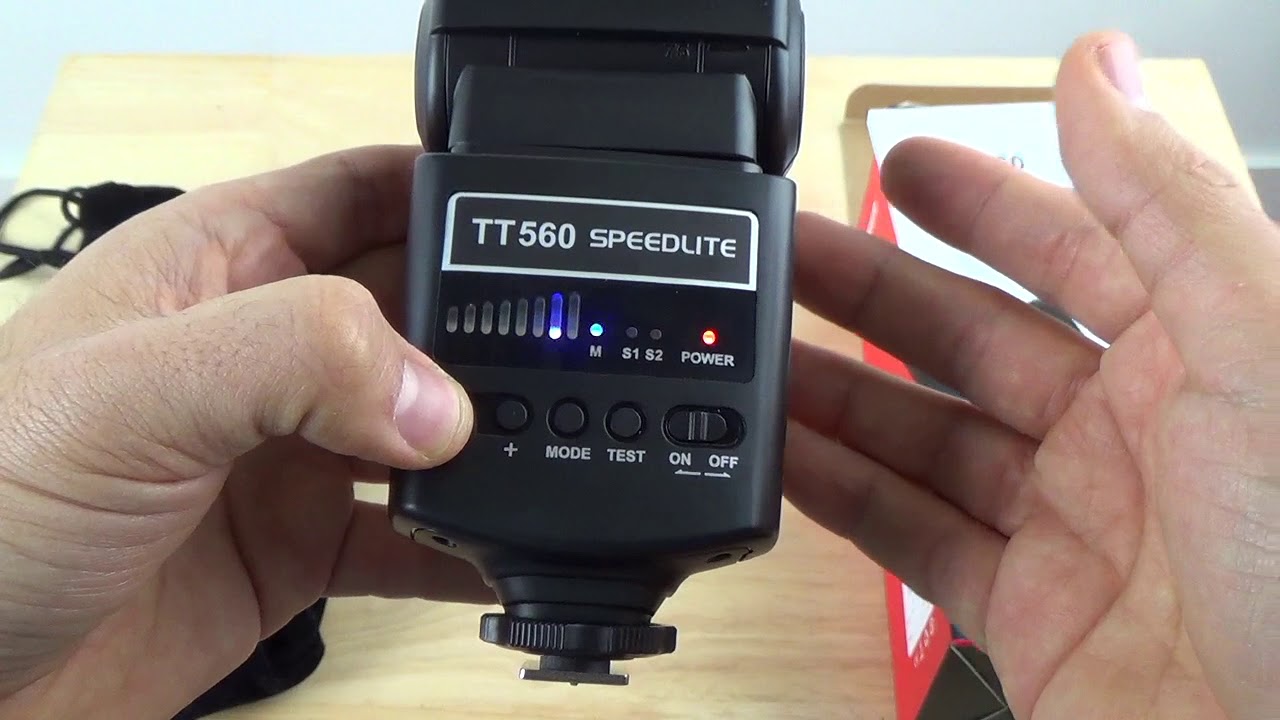 Neewer TT560 Speedlite Flash Review