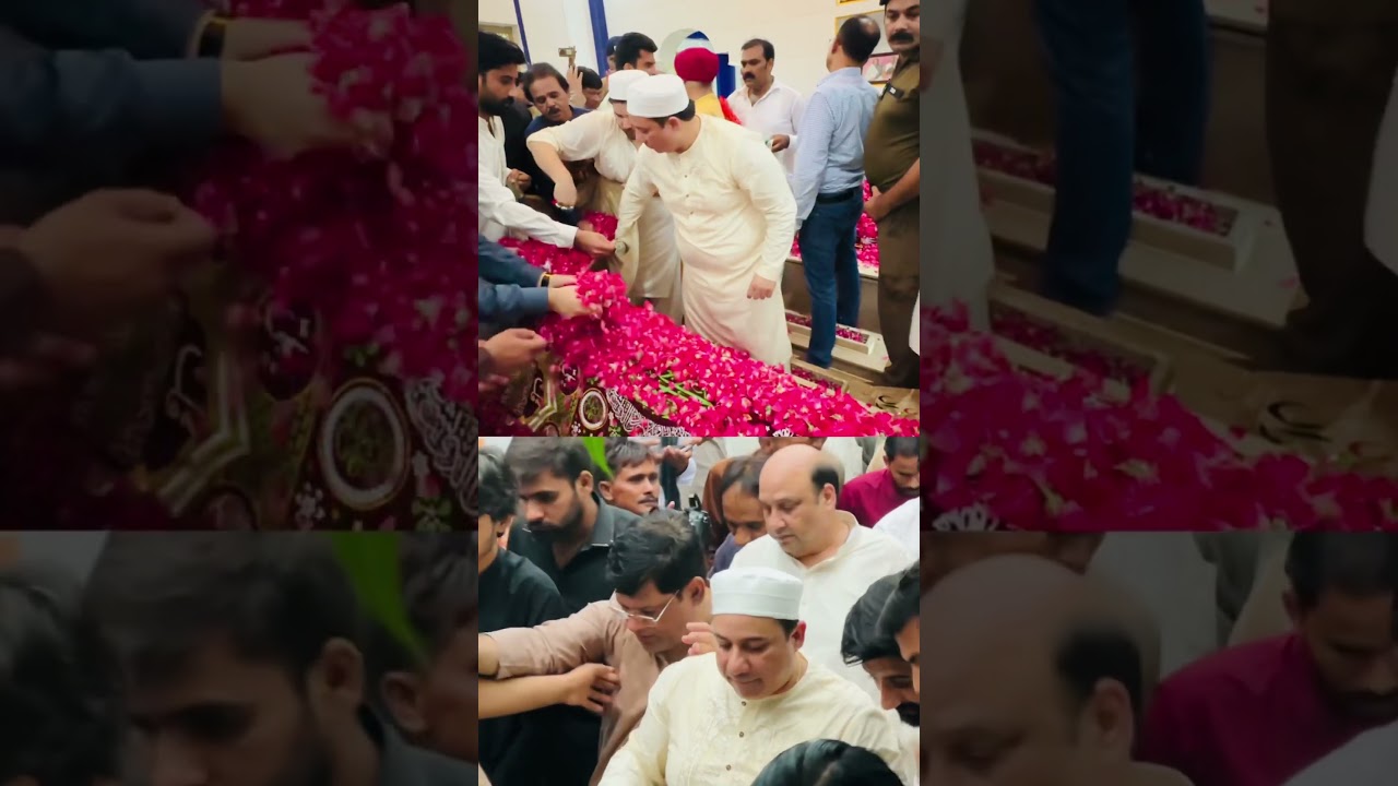 Rahat Fateh Ali Khan On Nusrat Fateh Ali Khan Grave #rahatfatehalikhan #nfak