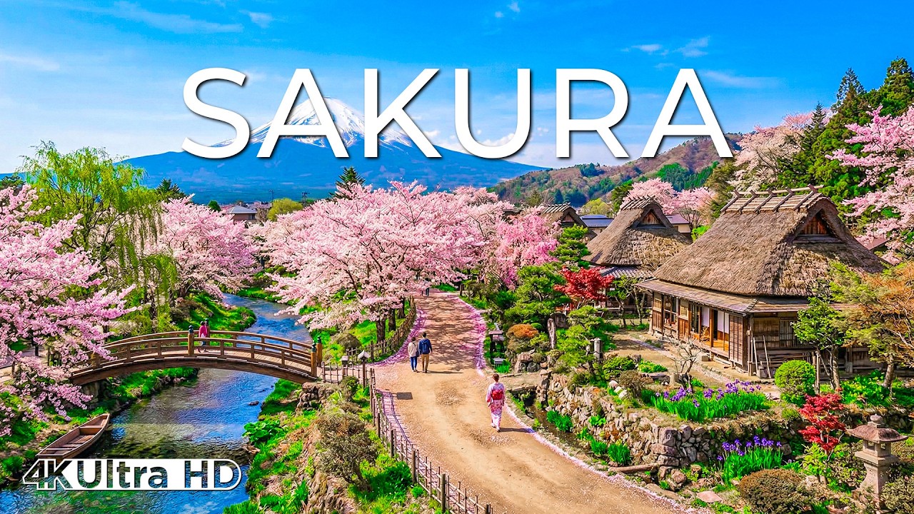 🌸🇯🇵 Sakura in Japan 4K 🇯🇵🌸 | Cherry Blossoms, Pink Landscapes & Timeless Spring Serenity