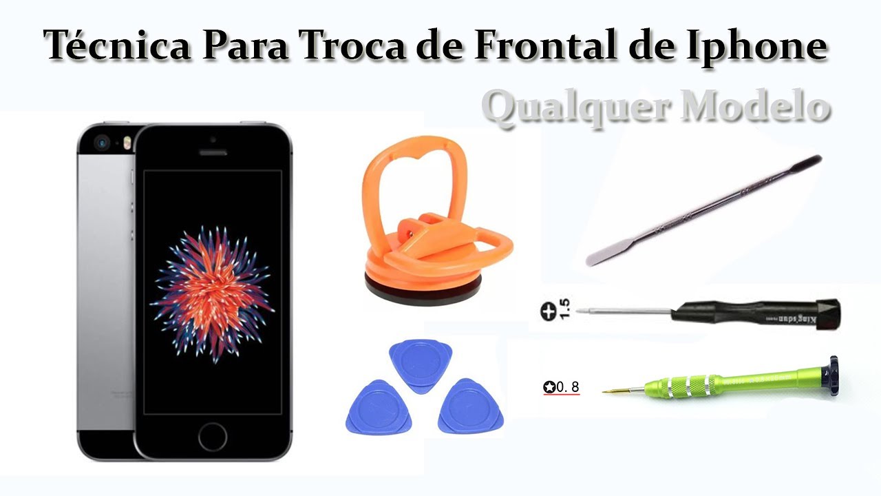 Curso de Conserto de Celulares - Aula 15 - Técnica de Troca de Frontal Iphone (5 SE)