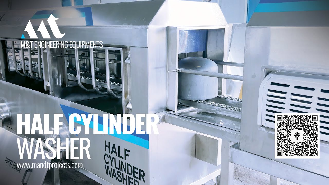 Cylinder Halves Washing Machine, LPG Cylinder Washer, Cylinder Half's Degreasing Machine.