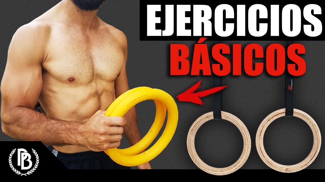 12 Ejercicios en Anillas para Principiantes (Anillos de Gimnasia o Aros Olimpicos)