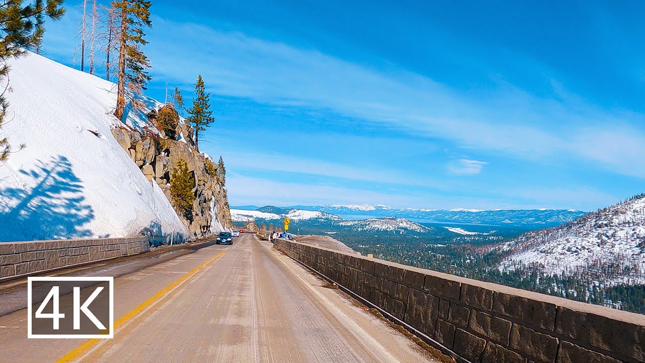 [4K] Driving On Highway 50: The Most Scenic Road To Lake Tahoe, California