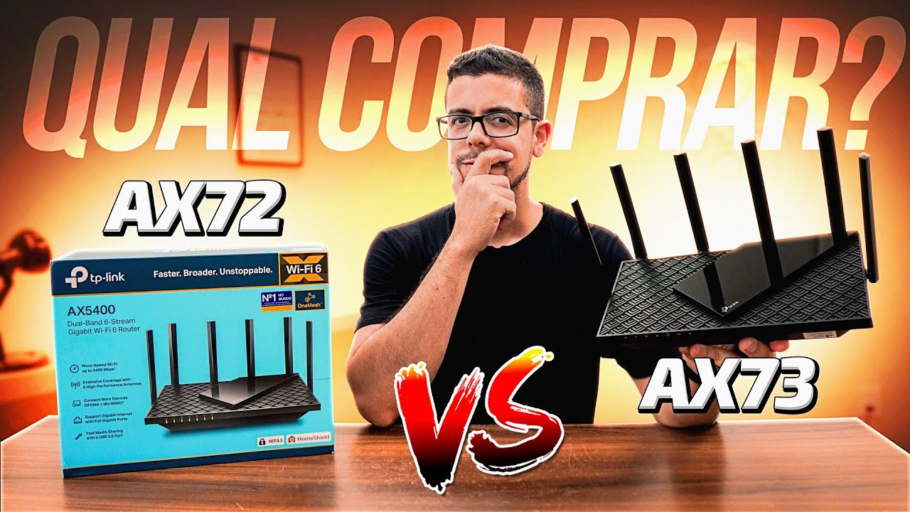 QUAL MELHOR ROTEADOR WI-FI 6 AX5400? (TP-Link Archer AX72 vs Archer AX73)
