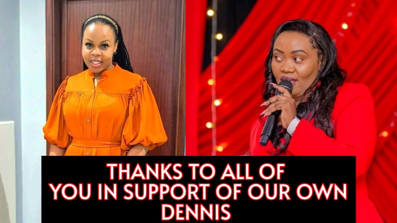Happily Wakirumba & Dama thanks all Kameme listers for assisting her in support of trending Dennis