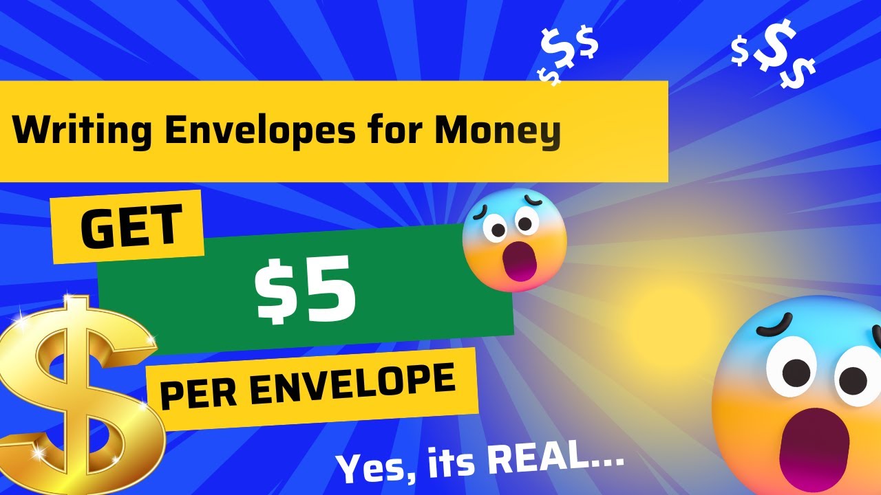 ENVELOPE WRITING FOR MONEY $5 PER ENVELOPE - YES, ITS REAL!
