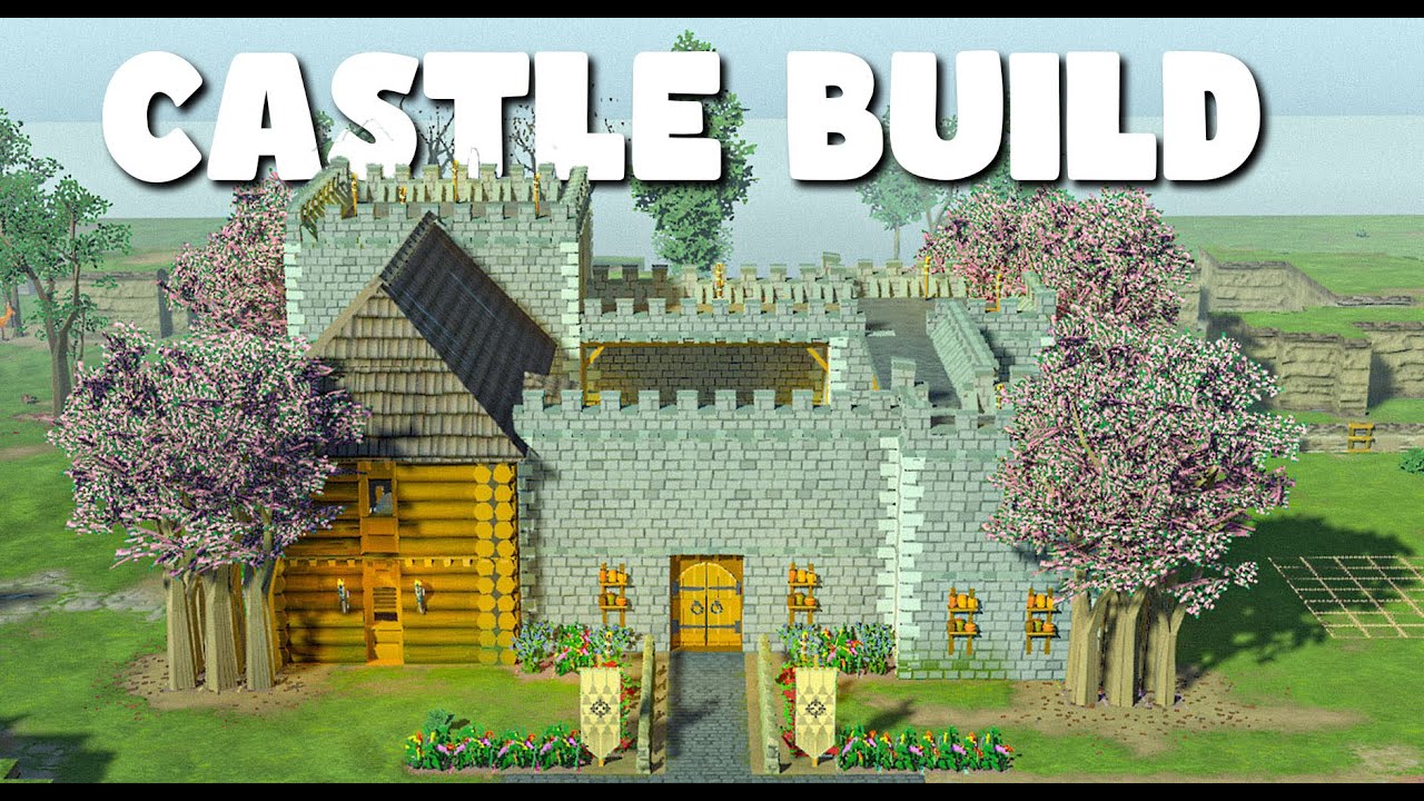 Going Medieval Beginner Castle Build #goingmedieval #medievalbuild