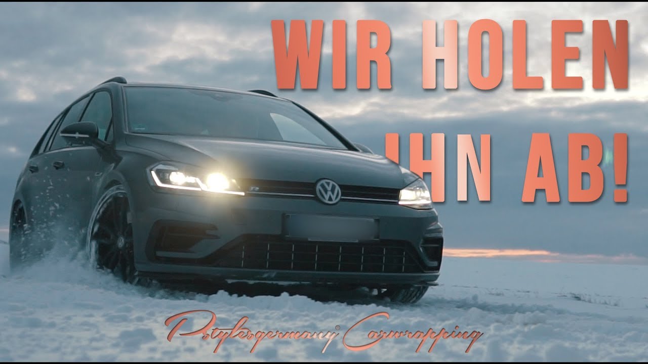 Pstylesgermany Carwrapping  - Golf 7 R Variant, Wir holen ihn ab + Luftfahrwerk Teil 1
