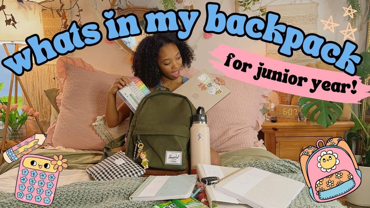 Whats In My Backpack For Junior Year! / whats in my backpack 2024