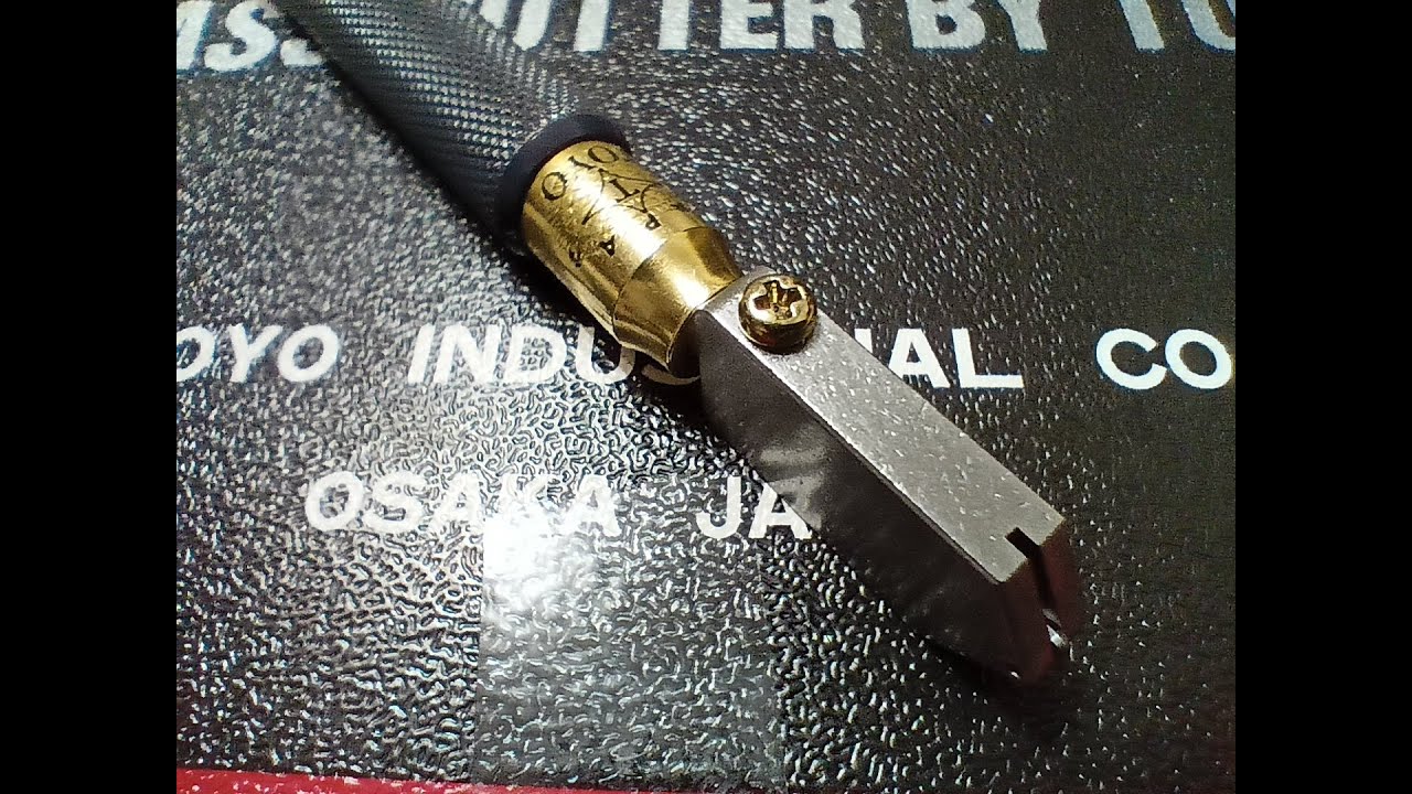 How to identify a Japanese TOYO glass cutter