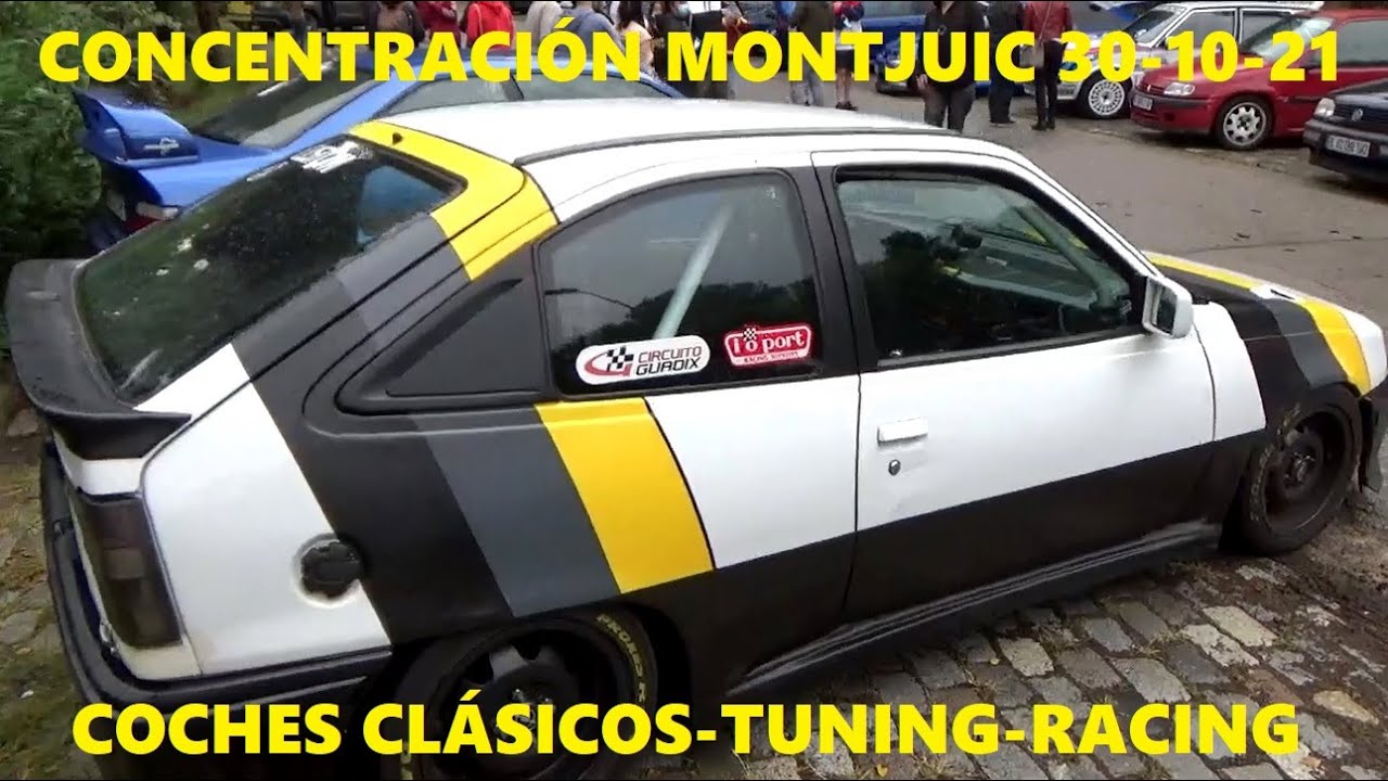 Concentración coches Montjuic. 30-10-2021. Kdd Clasicos, Tuning y Racing