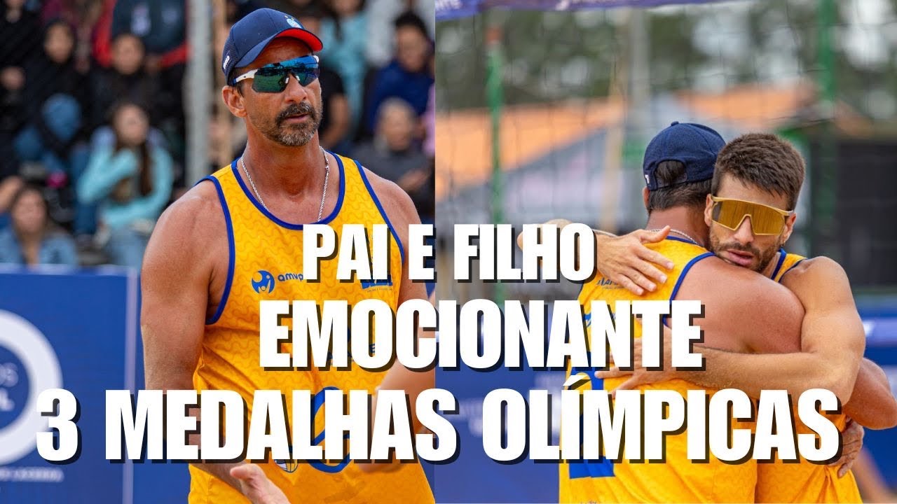 CAMPEÃO OLÍMPICO REALIZOU SEU MAIOR SONHO! PAI E FILHO JOGANDO JUNTOS, EMOCIONANTE! #VOLEI #VOLEIBOL