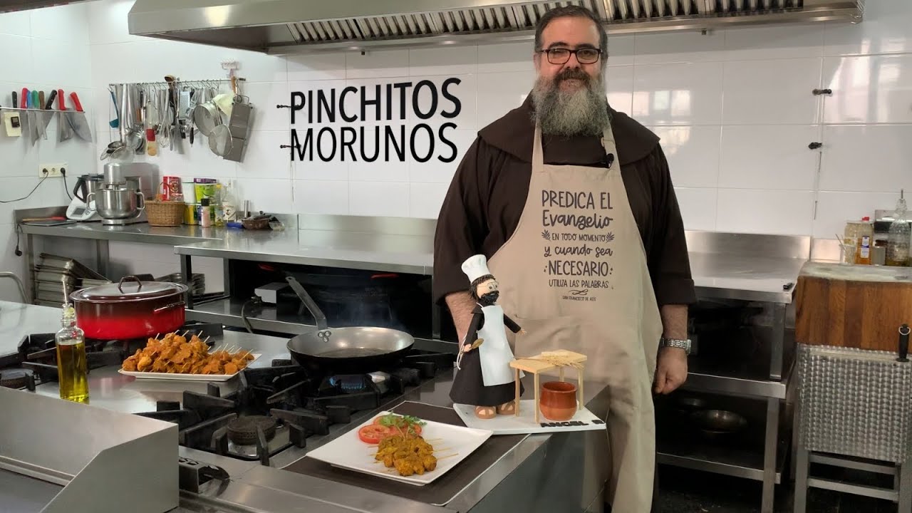 Pinchos Morunos. Cocina Franciscana. Monasterio Santo Espíritu del Monte. Gilet. Valencia.