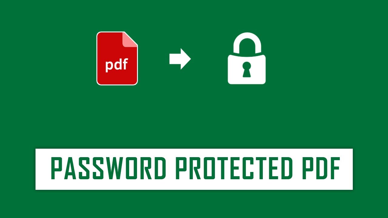 How to Protect the PDF File | PDF Security
