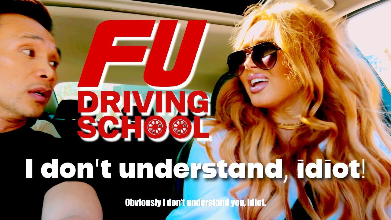 Asian Woman Driver - FU Driving School EP002 #cars #chinese #chicks #comedy #asian