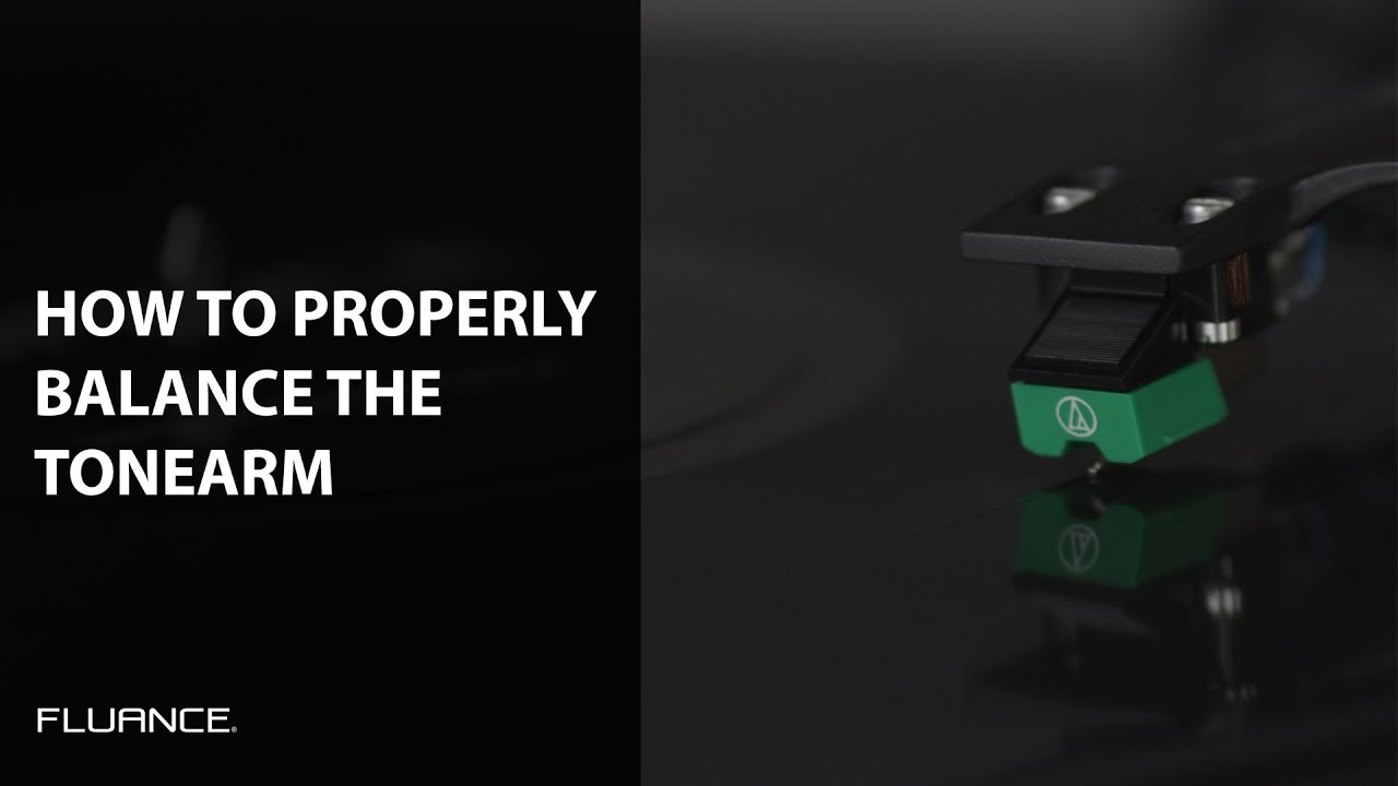 How to Set Up the Fluance RT80 & RT81 Turntable - Properly Balance the Tonearm